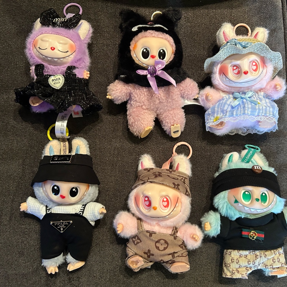 Adorable Plush Doll Collection with Accessories - Picture 2 of 2